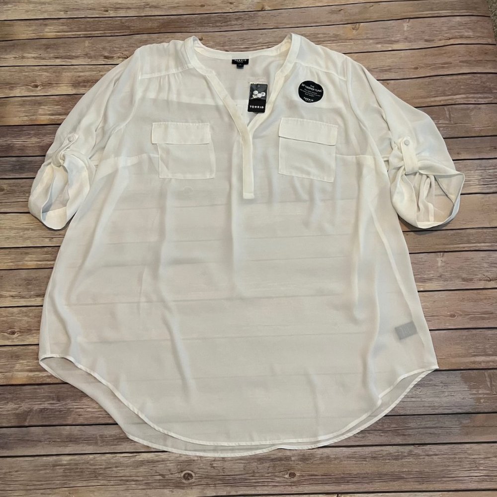 NEW Torrid Harper Tunic - Ivory